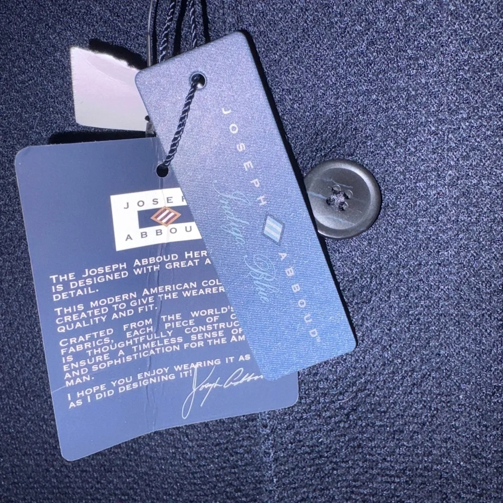 Joseph Abboud Dark Blue Spring Jacket